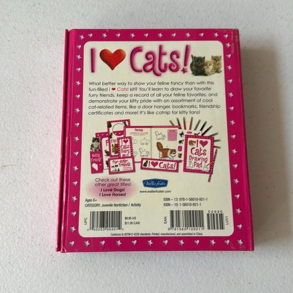 Cat lovers gift set - I ❤️Cats - 10 items total! - Picture 2 of 6